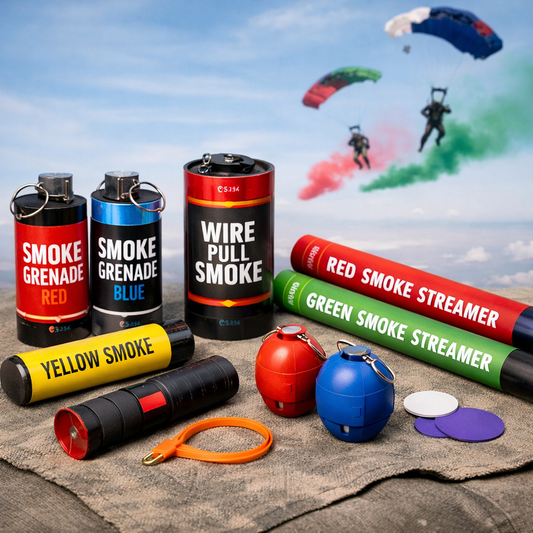 Comparison of Smoke Canisters for Skydiving